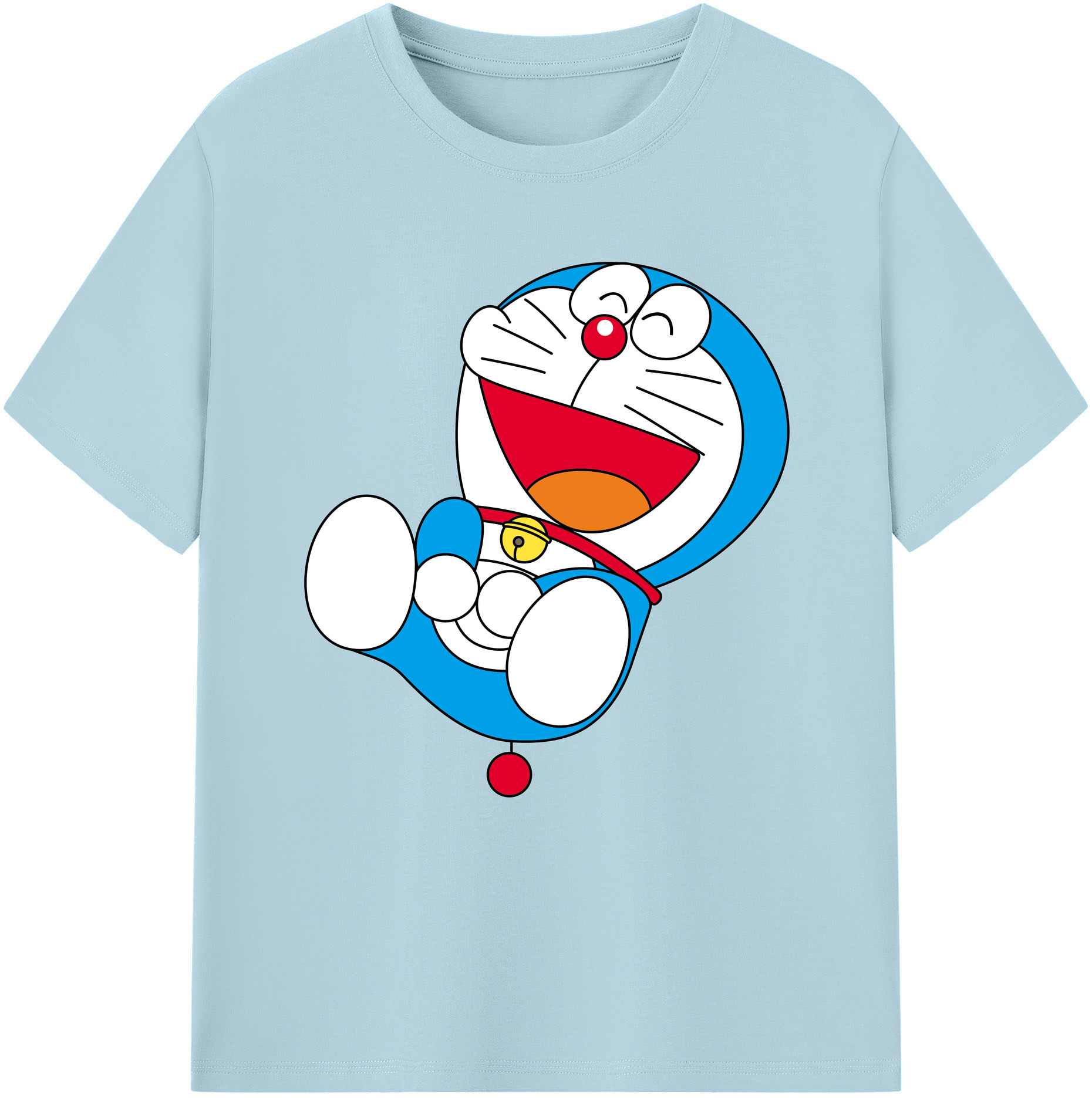 （画像用） ドラえもん Doraemon 綿100％半袖Tシャツ（フロントプリント）
